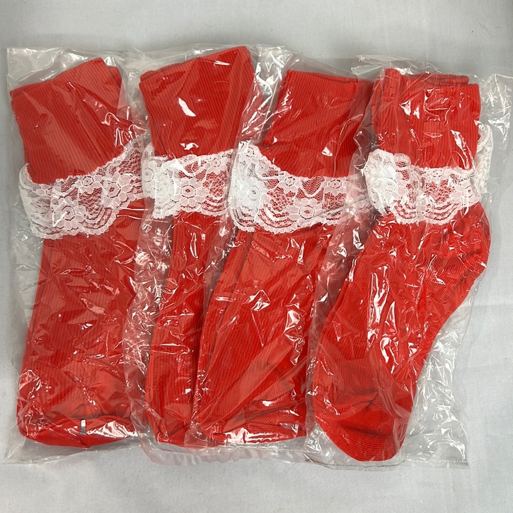 Bobby red Ladies Christmas socks 4 piece